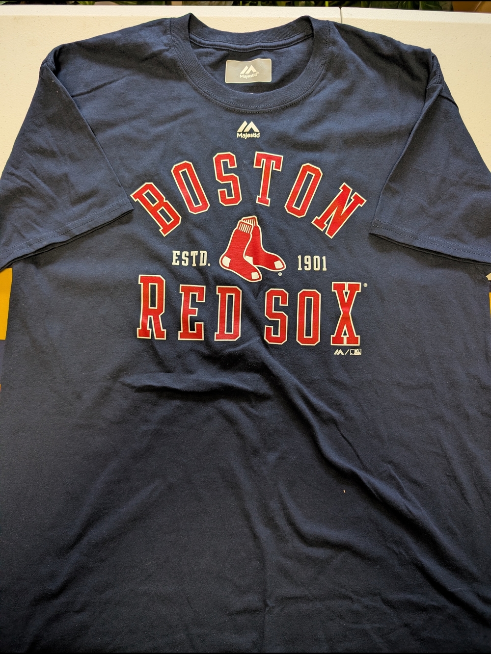 Majestic Boston Red Sox Navy Blue Short Sleeve Tee